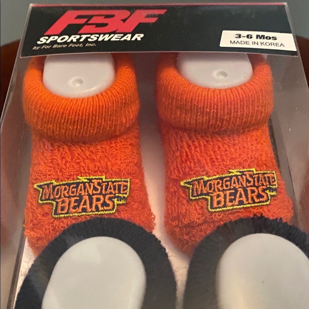 Morgan State University -Baby Booties - NWT